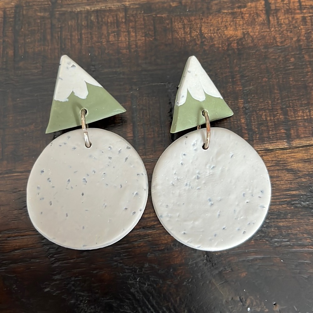 North & Wild Mountain Clay Earrings